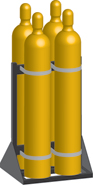 ISO Cylinder Rack - AC70049VLW4KD