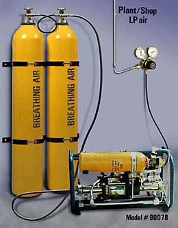 Haskel booster for industrial fire brigade applications