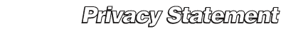 Privacy Statement