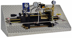 Haskel Booster Model 90073 and booster rack