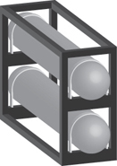 2 ASME Cylinder Rack - AC70047HHD2