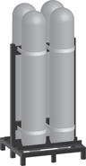ASME Vessel Racks - AC70050VHD4-1