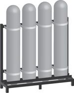 ASME Cylinder Mounting Rack - AC70050VHD4
