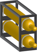 ISO Cylinder Rack - AC70048HLW2