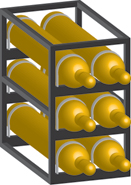 ISO Cylinder Rack - AC70048HLW6