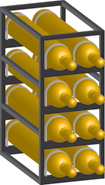 DOT Cylinder Rack - AC70049HLW8