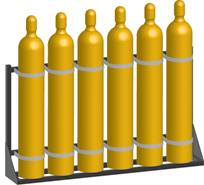 DOT Cylinder Rack - AC700VLW6