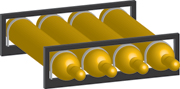 ISO Cylinder Rack - AC70052HLW4-2