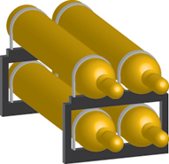 DOT Cylinder Rack - AC70052HLW4