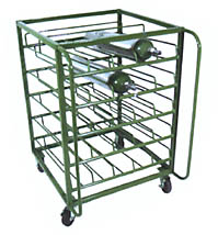 Oxygen Cylinder Cart - 25 Cylinder